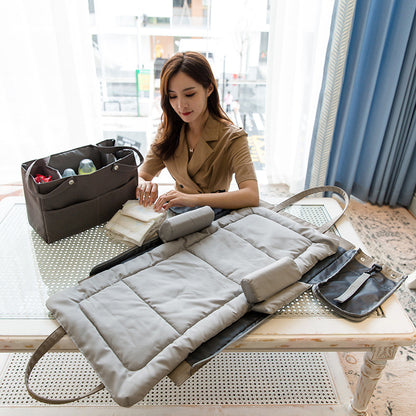 Large Capacity Diaper Bag - Foldable Travel Backpack for Mom & Baby