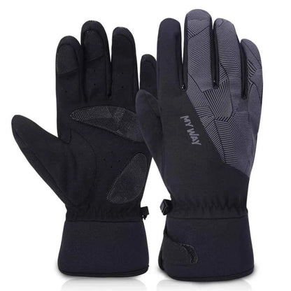 Sarah Express Women's Waterproof Ski Gloves - Insulated Winter Snow Gloves Black One Size