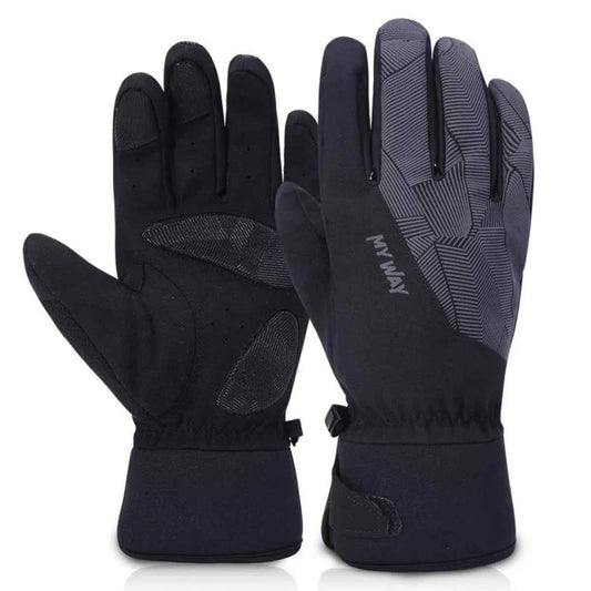 Sarah Express Women's Waterproof Ski Gloves - Insulated Winter Snow Gloves Black One Size