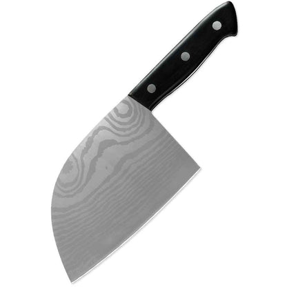 Sarah Express Premium Stainless Steel Chinese Butcher Knife - Professional Kitchen Cleaver Type B Damascus Butcher Knife
