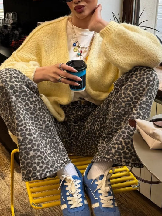 Sarah Express Women's Open Front Dropped Shoulder Cardigan