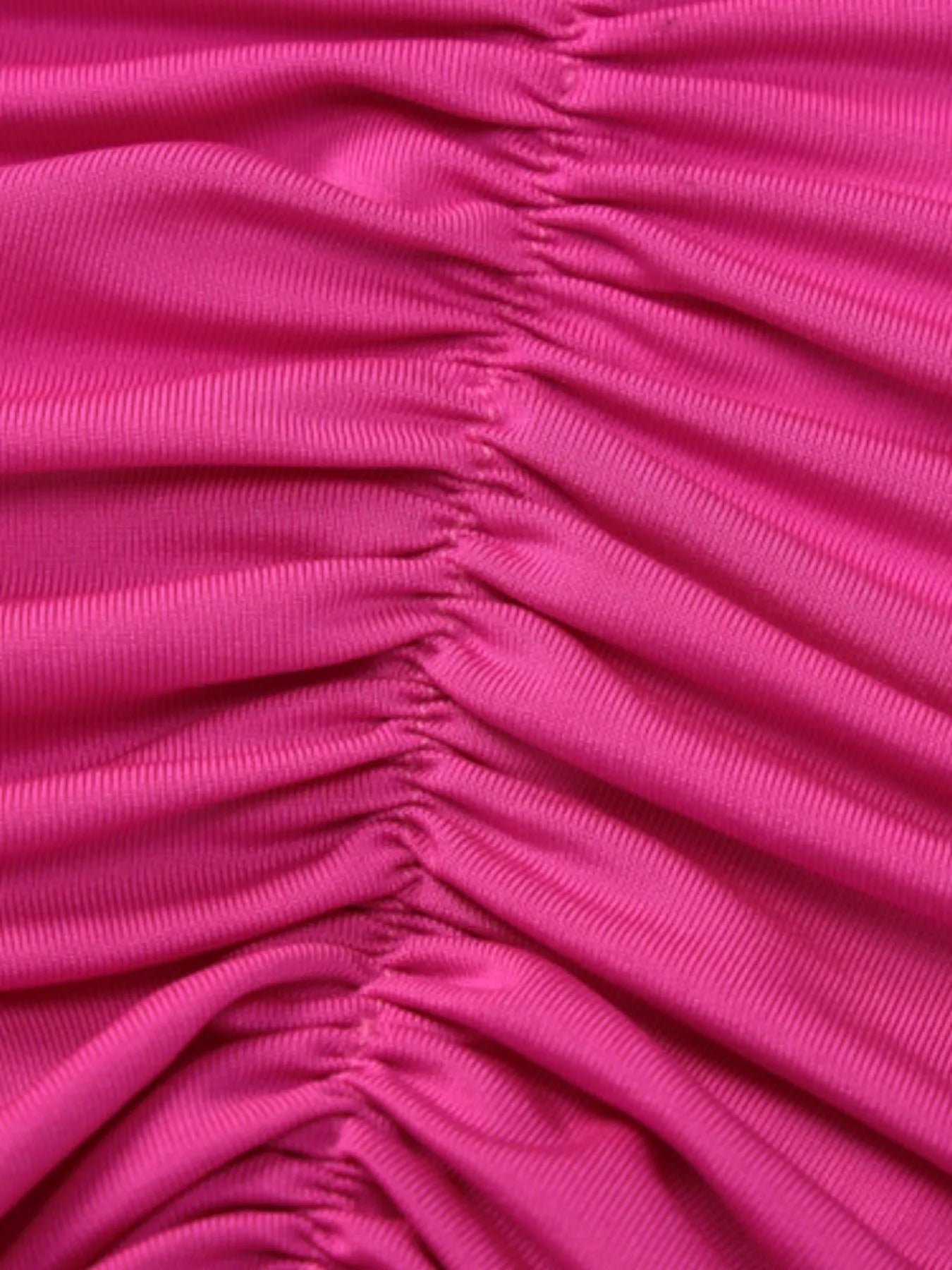 Sarah Express Women's Backless One-Shoulder Ruched Bodycon Maxi Dress