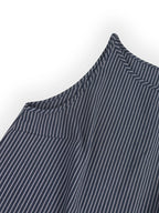 Sarah Express Women's Striped Round Neck Tank and Wide Leg Pants Set