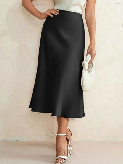 High Waist Midi Skirt