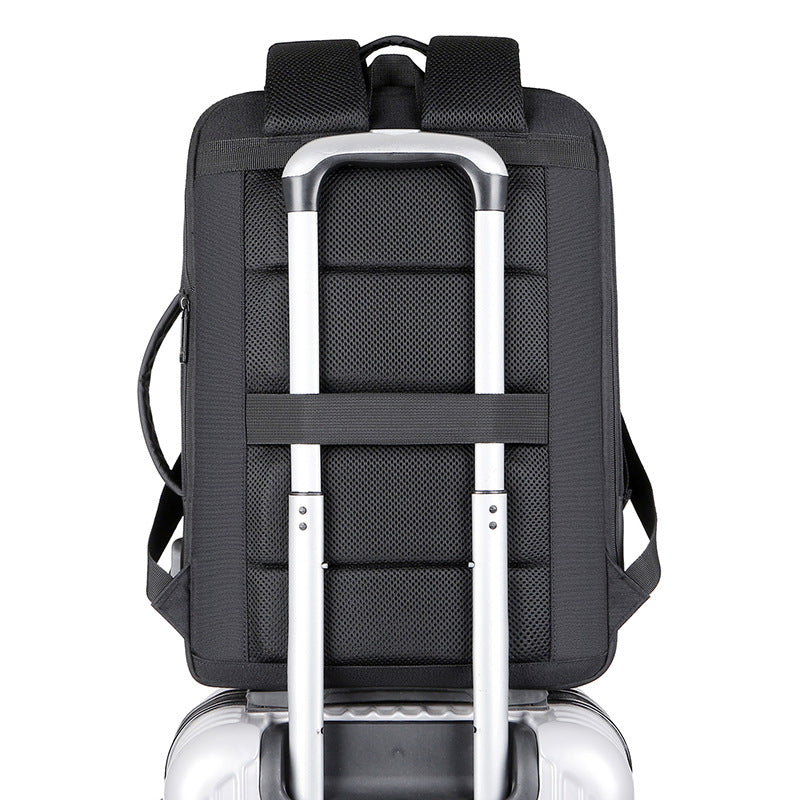 Sarah Express Breathable Laptop Backpack – Expandable 20-35L Oxford Fabric Travel & School Bag