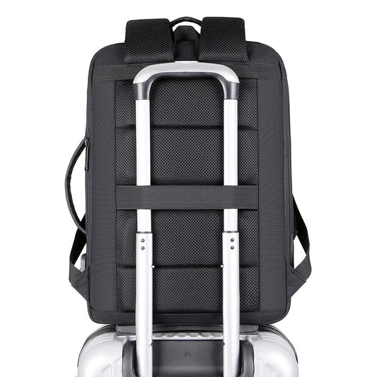 Sarah Express Breathable Laptop Backpack – Expandable 20-35L Oxford Fabric Travel & School Bag