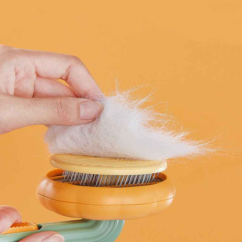 Sarah Express Self-Cleaning Pet Grooming Brush for Cats & Dogs - 232 Steel Needles Massage Comb