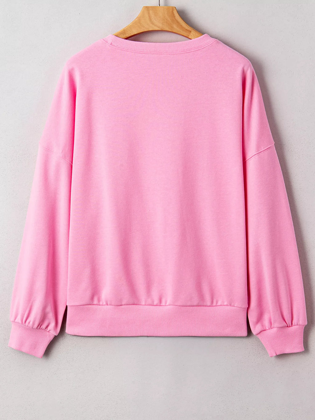 Sarah Express Women's USA Map Patched Long Sleeve Sweatshirt