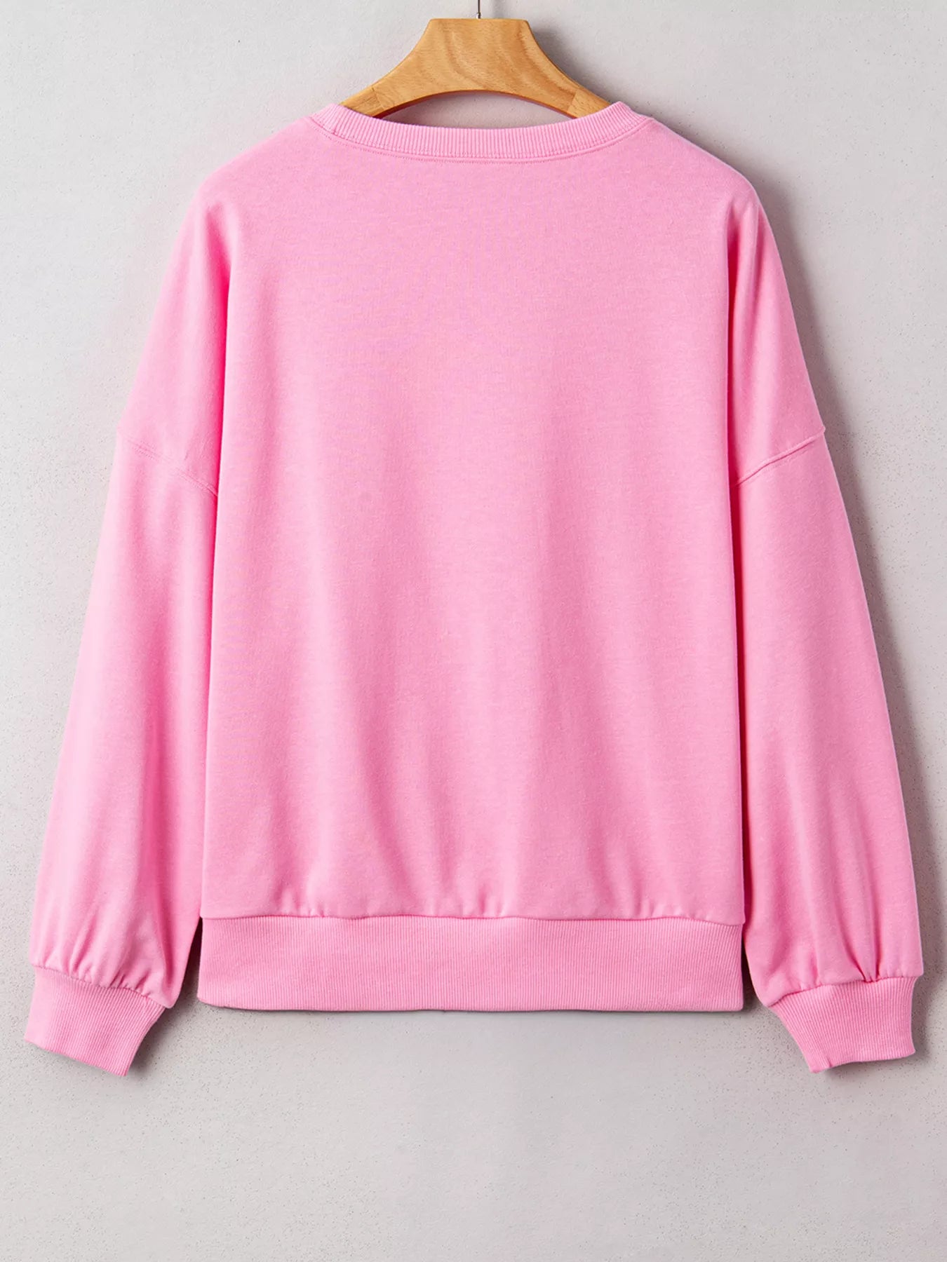 Sarah Express Women's USA Map Patched Long Sleeve Sweatshirt