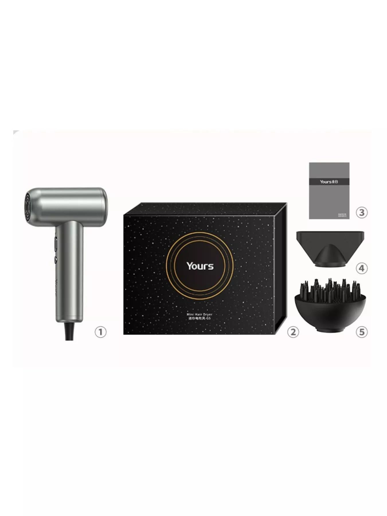 Sarah Express Portable Negative Ion Hair Dryer - High-Speed Professional Styling Tool