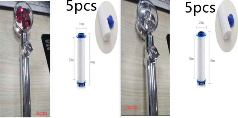 Sarah Express Turbo Propeller Shower Head - 360° High Pressure Water Saving Rainfall Showerhead Set10