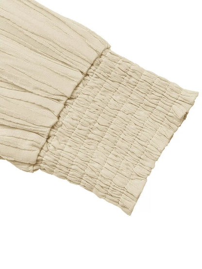 Sarah Express Women's Tiered V-Neck Long Sleeve Dress - Buttoned Midi Dress with Tie Detail