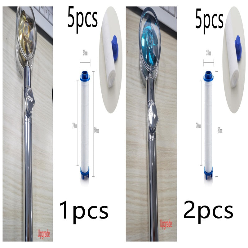 Sarah Express Turbo Propeller Shower Head - 360° High Pressure Water Saving Rainfall Showerhead Set21