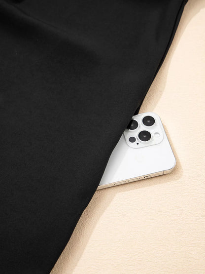 Sarah Express Women's Contrast Trim Bracelet Sleeve Shift Mini Dress