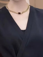 Sarah Express Women's Plus Size Wrap Front Blouse with Decorative Button Detail