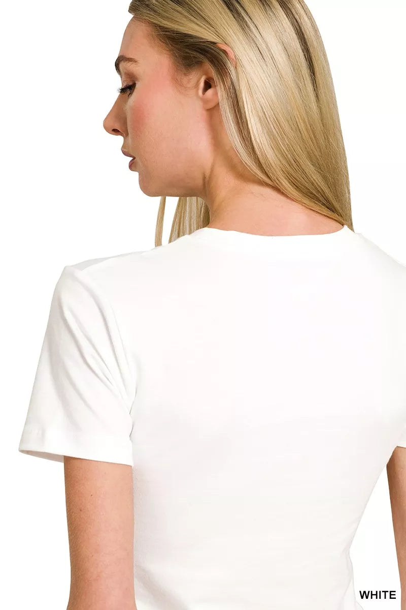 Sarah Express Women's American Flag Graphic Tee - Patriotic Cotton Blend T-Shirt