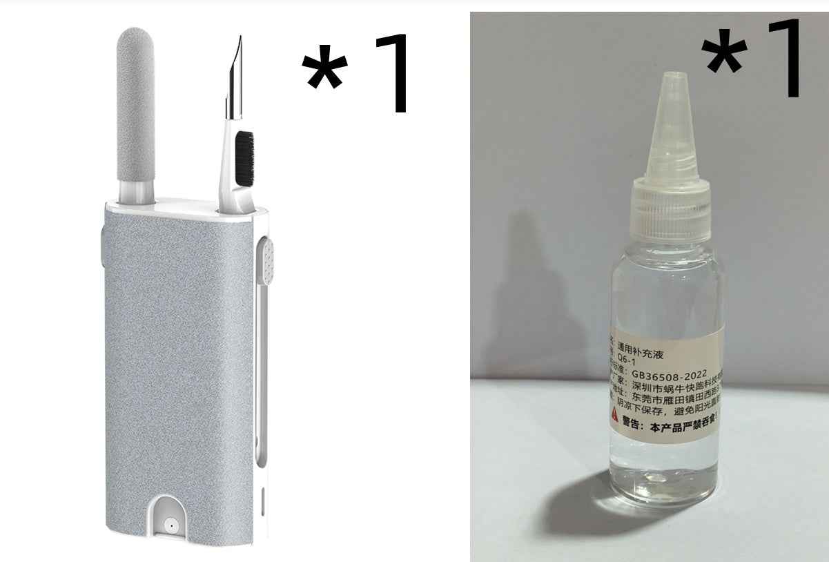 Sarah Express 5-in-1 Screen Cleaner Kit for Phones, Laptops, Tablets & Earbuds - Professional Electronics Cleaning Tools White set 1PC