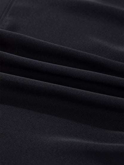 Sarah Express Women's Flounced Bracelet Sleeve V Neck Tiered Dress - Elegant Casual Summer Dress