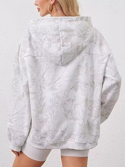 Sarah Express Women's Oversized Hoodie with Kangaroo Pocket - Long Sleeve Pullover Sweatshirt Plus Size