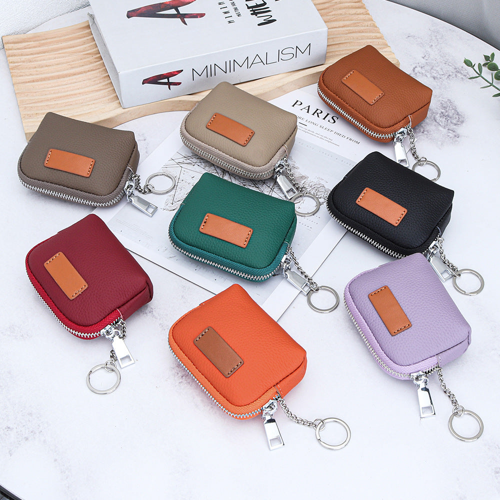 Sarah Express Mini Genuine Leather Wallet for Women – Slim Compact Bifold Card Holder