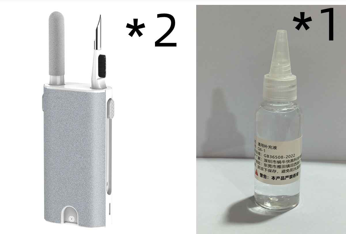 Sarah Express 5-in-1 Screen Cleaner Kit for Phones, Laptops, Tablets & Earbuds - Professional Electronics Cleaning Tools White set1 1PC