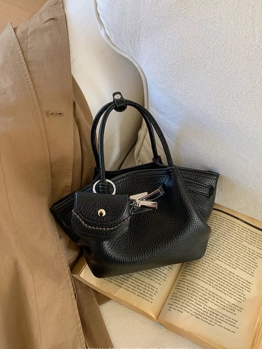 Sarah Express Women's Mini Top Handle Crossbody Bag - Premium PU Leather Handbag