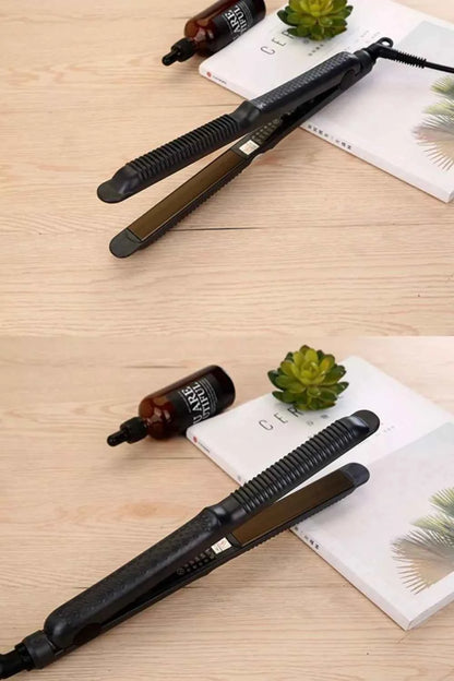 Sarah Express 2-in-1 Hair Straightener and Curler with Adjustable Temperature