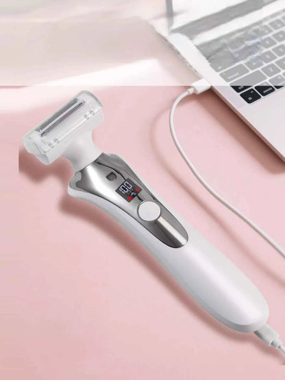 Sarah Express Women's Electric Hair Removal Epilator - Multifunctional Rechargeable Body & Face Trimmer