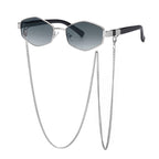 Sarah Express Women's Chain Detail Korean Style Sunglasses UV400 Protection