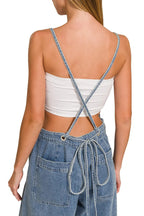 Sarah Express Women's Wide Leg Denim Overalls - Medium Wash Cotton for Casual & Weekend