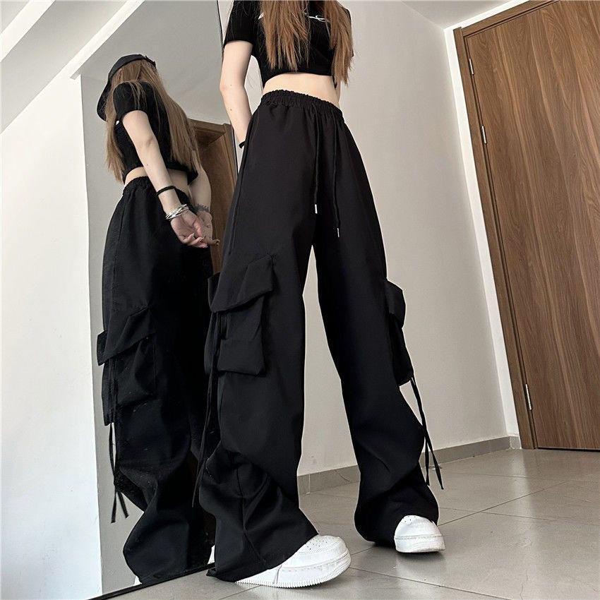 Sarah Express High Waist Quick Drying Retro Casual Pants