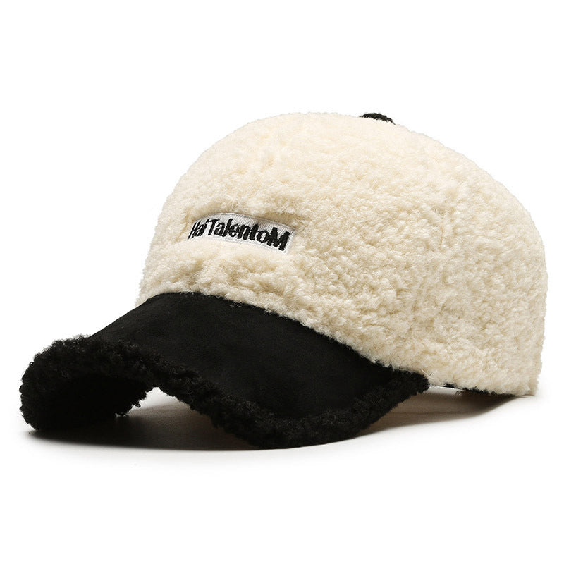 Sarah Express Women's Plush Peaked Cap Baseball Hat Adjustable Winter Warm