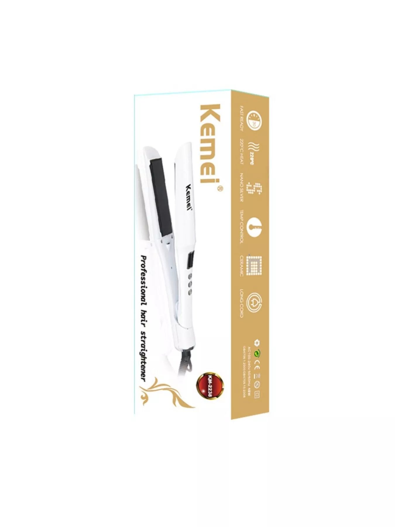 Sarah Express Women's Constant Temperature Hair Straightener - Professional Ceramic Flat Iron