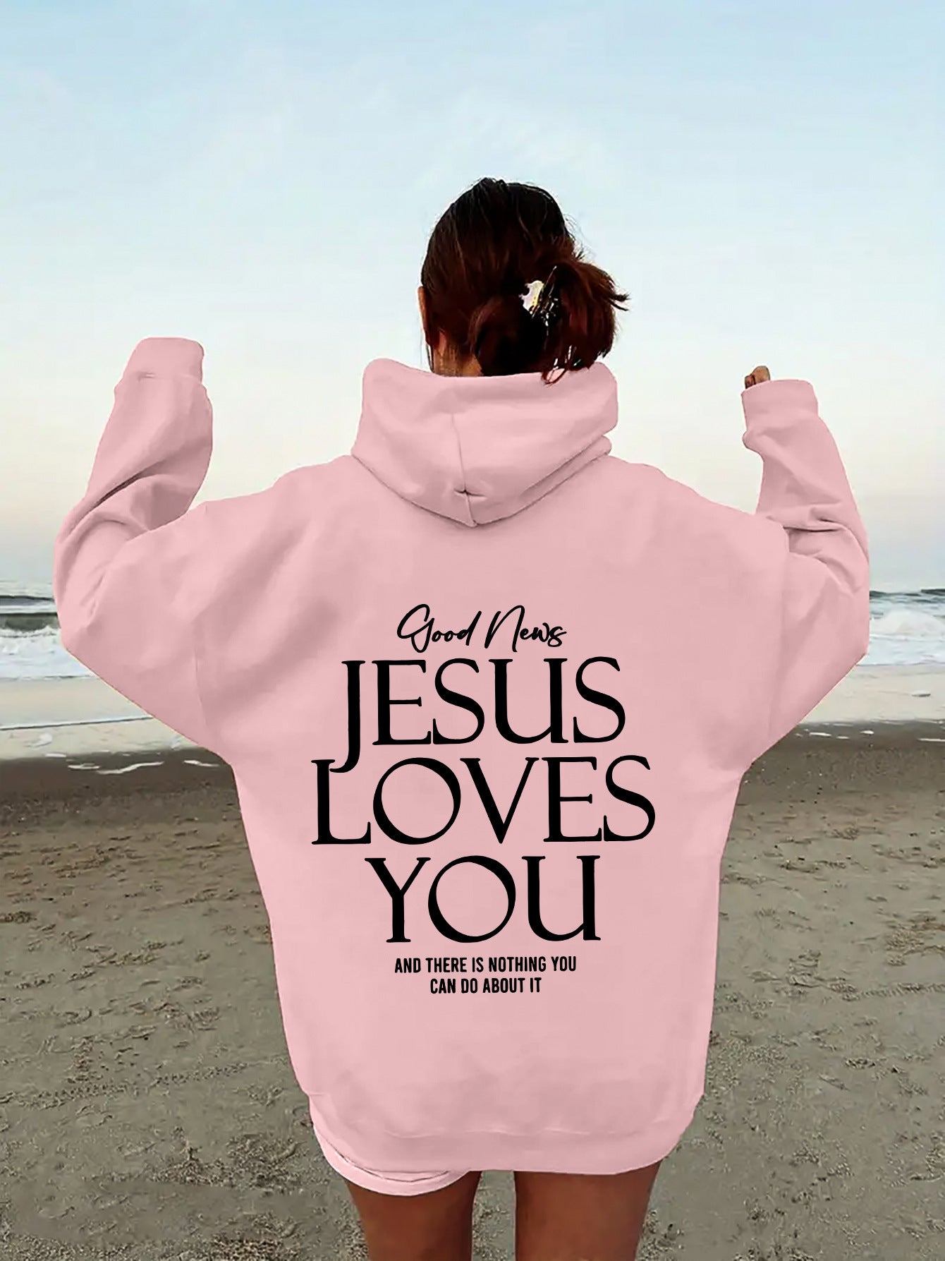 Sarah Express Women's Brushed Fleece Hoodie - Soft Pullover Sweatshirt with Kangaroo Pocket