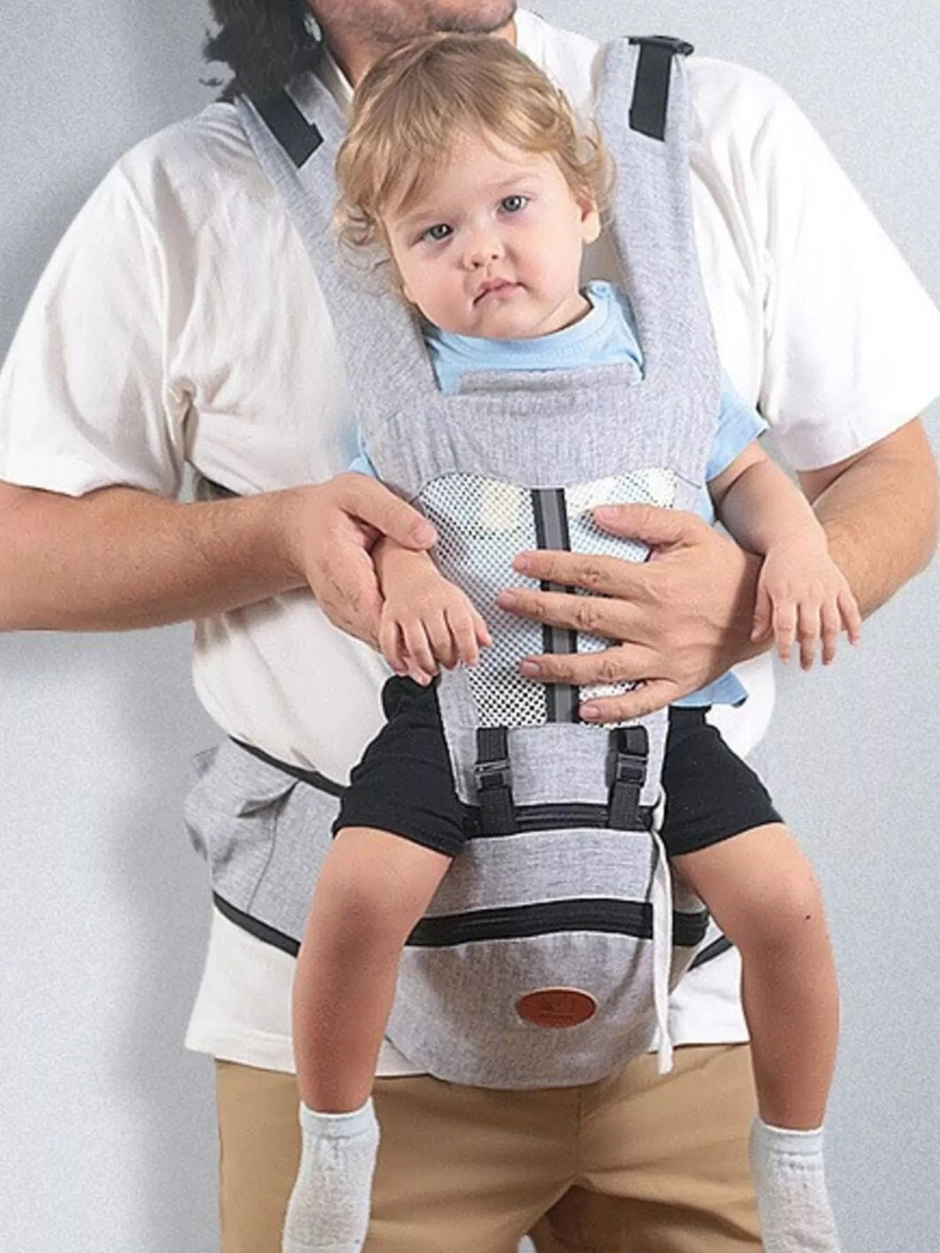 Sarah Express Women's Ergonomic Baby Waist Seat Light Gray One Size