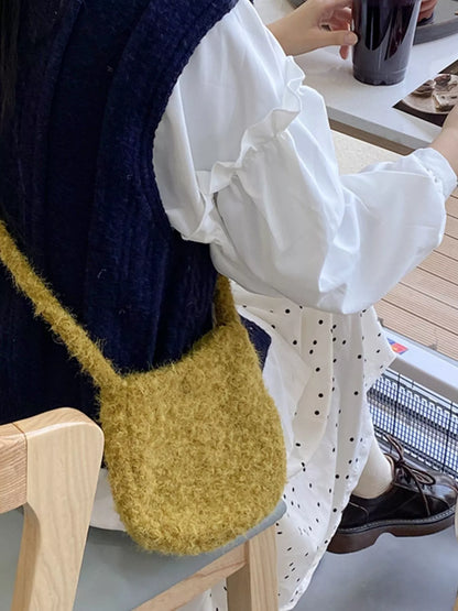 Sarah Express Women's Lightweight Fluffy Crossbody Bag