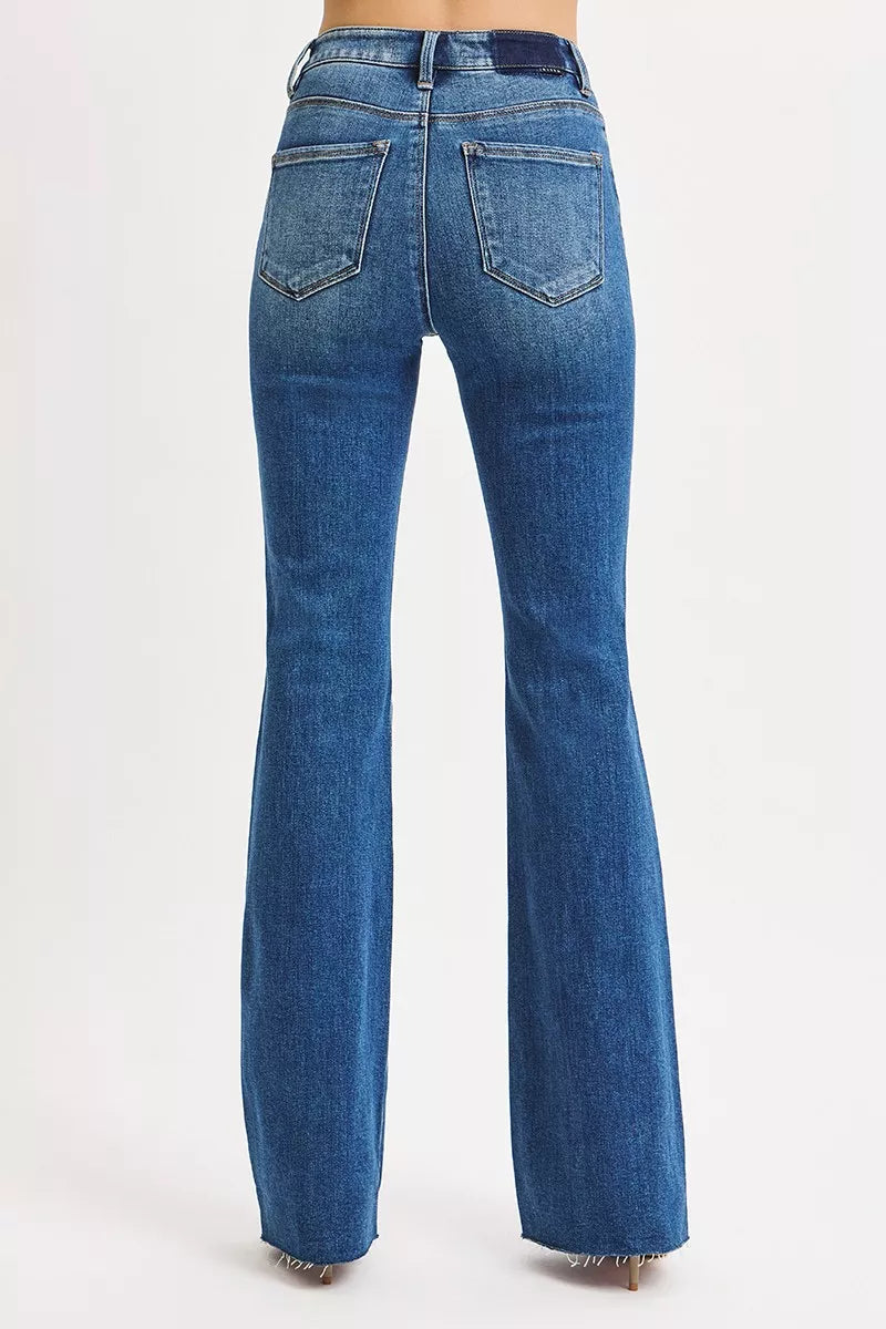 Sarah Express Women’s High Rise Flare Jeans Casual
