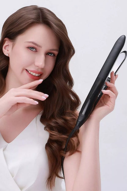 Sarah Express 2-in-1 Hair Curler and Straightener - Dual Function Styling Tool
