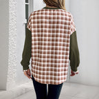 Sarah Express Women's Crew Neck Pullover Sweatshirt Long Sleeve Loose Fit