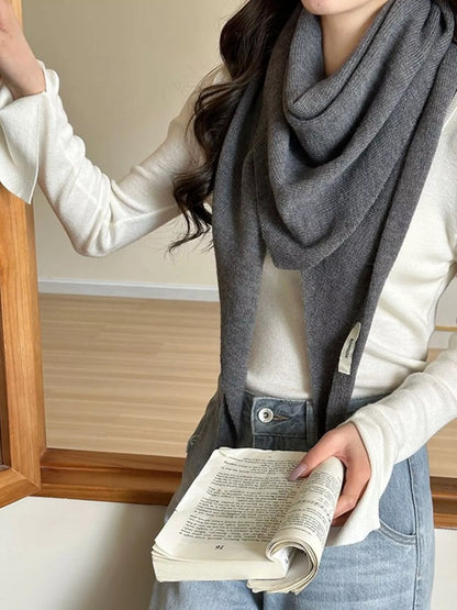 Sarah Express Women's Knitted Solid Color Scarf