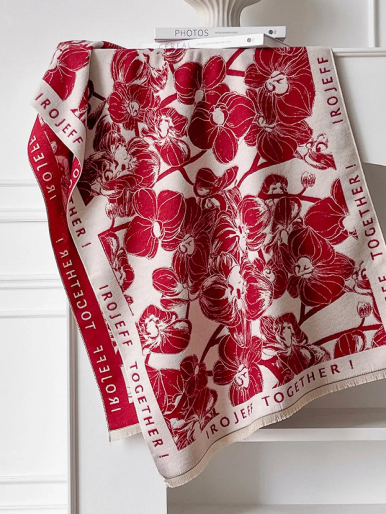 Sarah Express Women's Raw Hem Winter Scarf