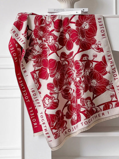 Sarah Express Women's Raw Hem Winter Scarf