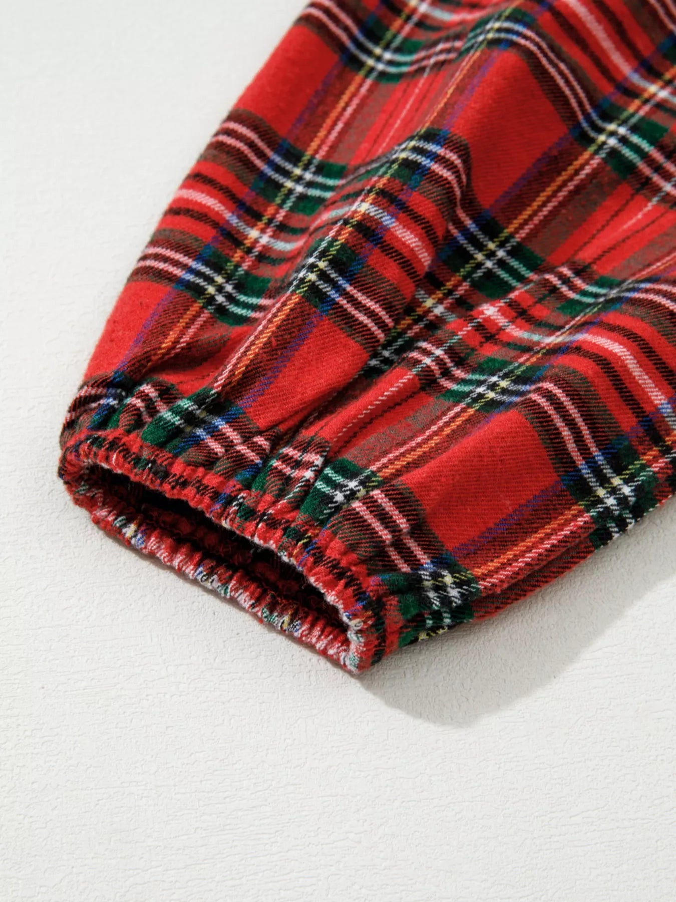 Sarah Express Women's Plaid Print Tiered Bubble Sleeve Mini Dress