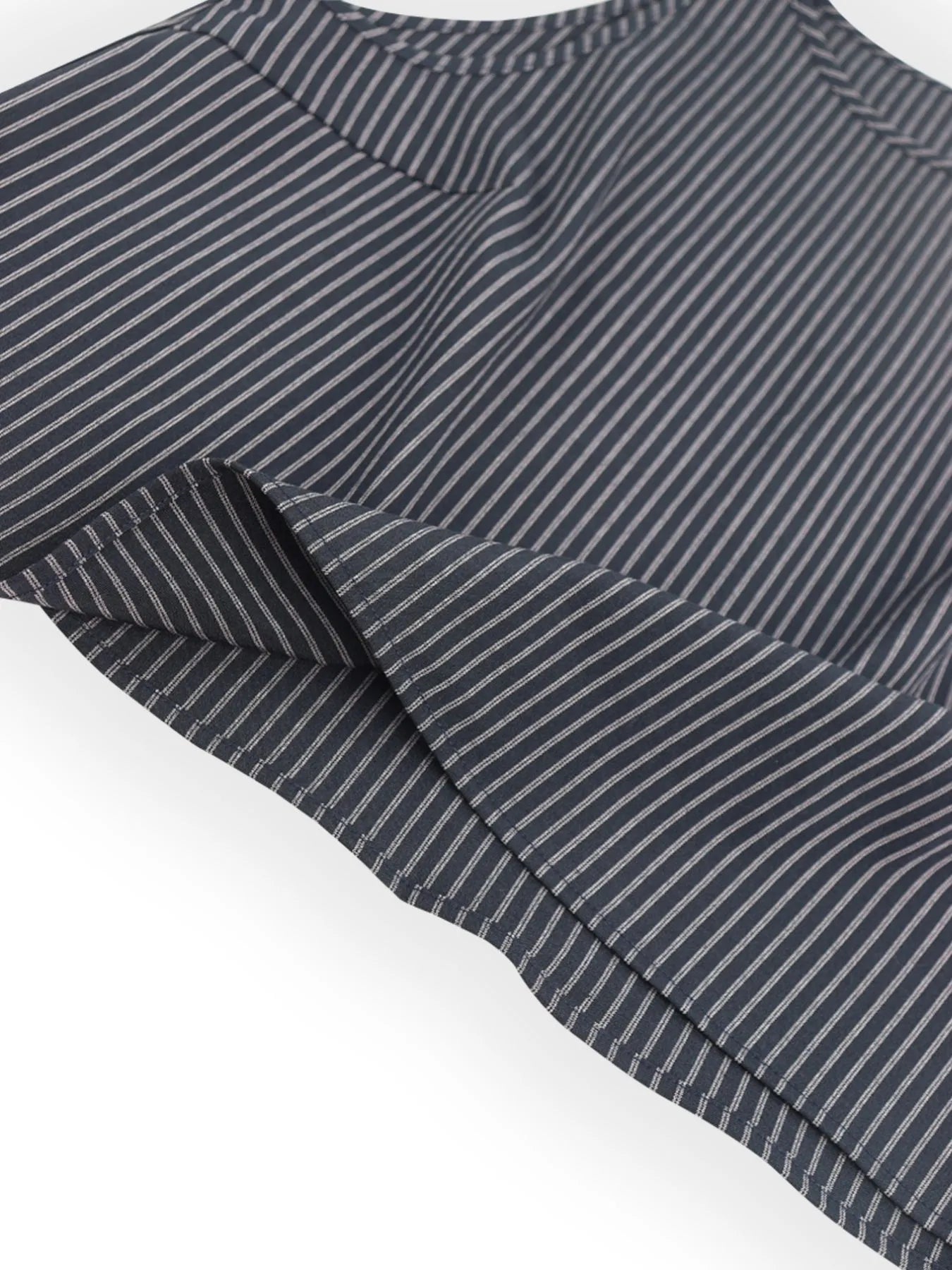 Sarah Express Women's Striped Round Neck Tank and Wide Leg Pants Set