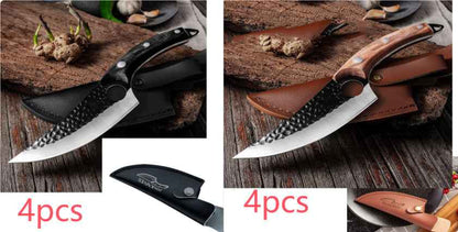 Sarah Express Professional Butcher Knife Set - High Carbon Steel Boning Knife Sheath Set 1pc