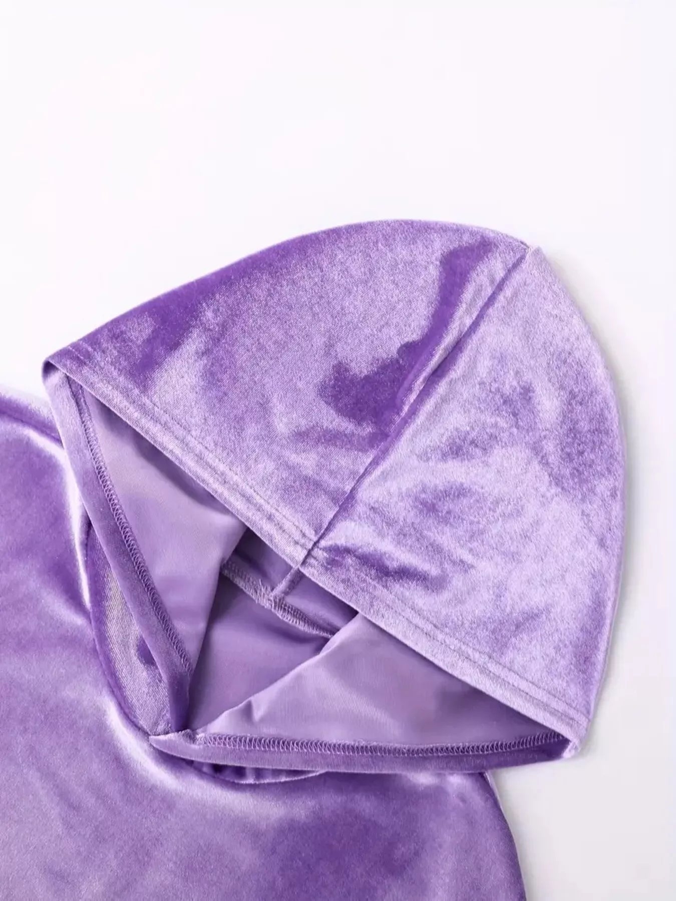 Sarah Express Women's Velvet Hoodie and Pants Set Plus Size