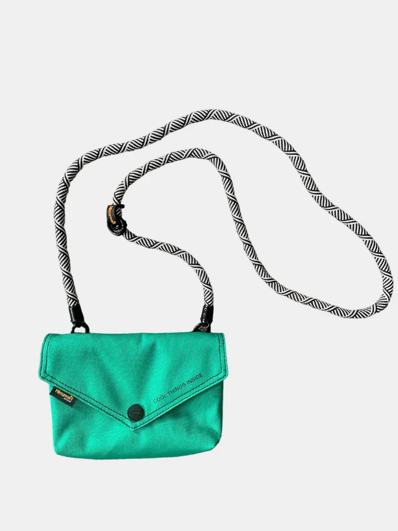 Sarah Express Women's Solid Color Envelope Crossbody Bag with Removable Strap Green One Size