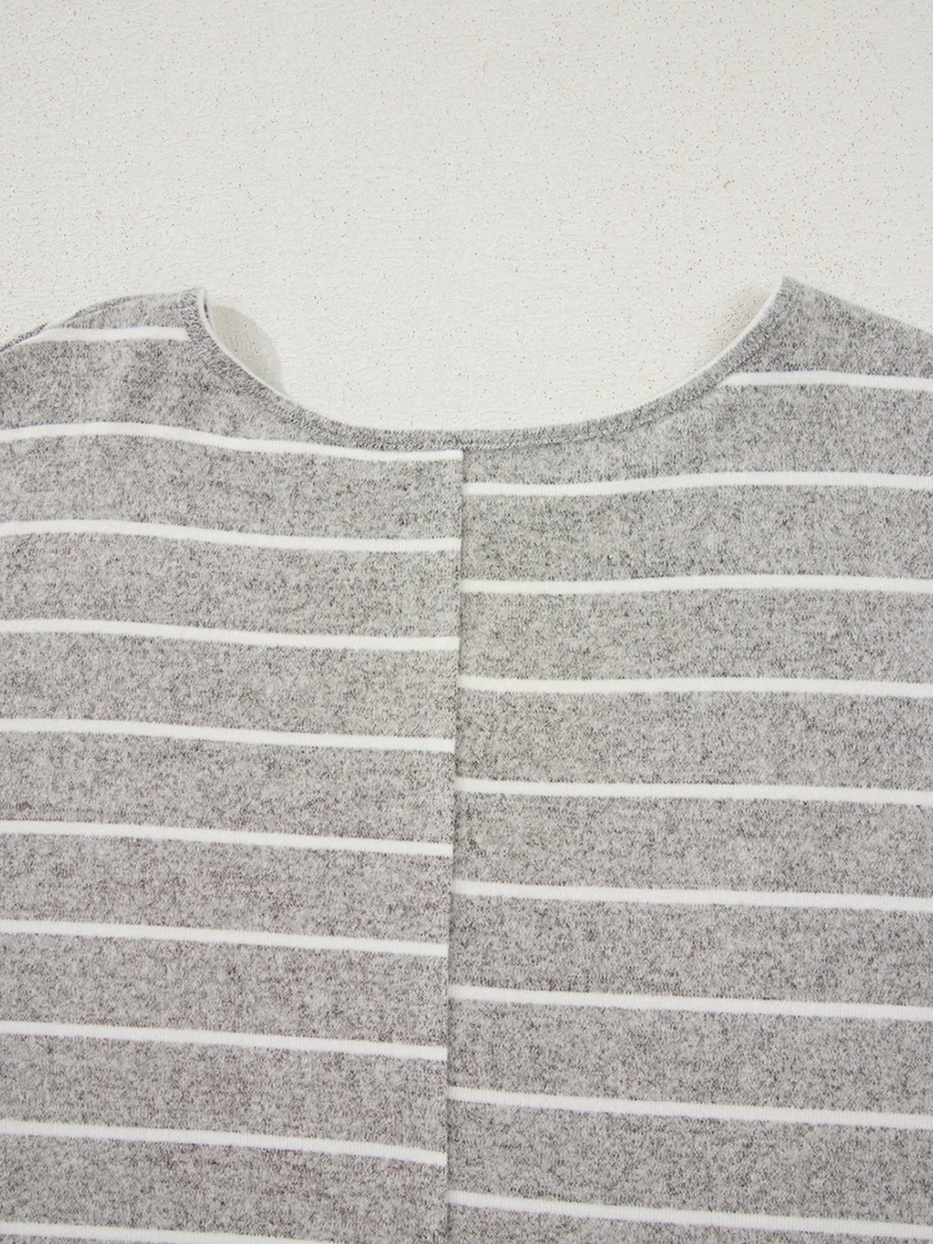 Sarah Express Women's Stripe Dolman Sleeve Drop Shoulder Top