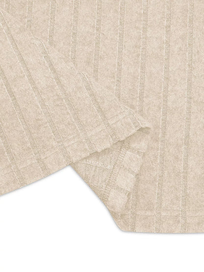 Sarah Express Women's Ribbed Knit V-Neck Maxi Dress - Button Front Long Dress