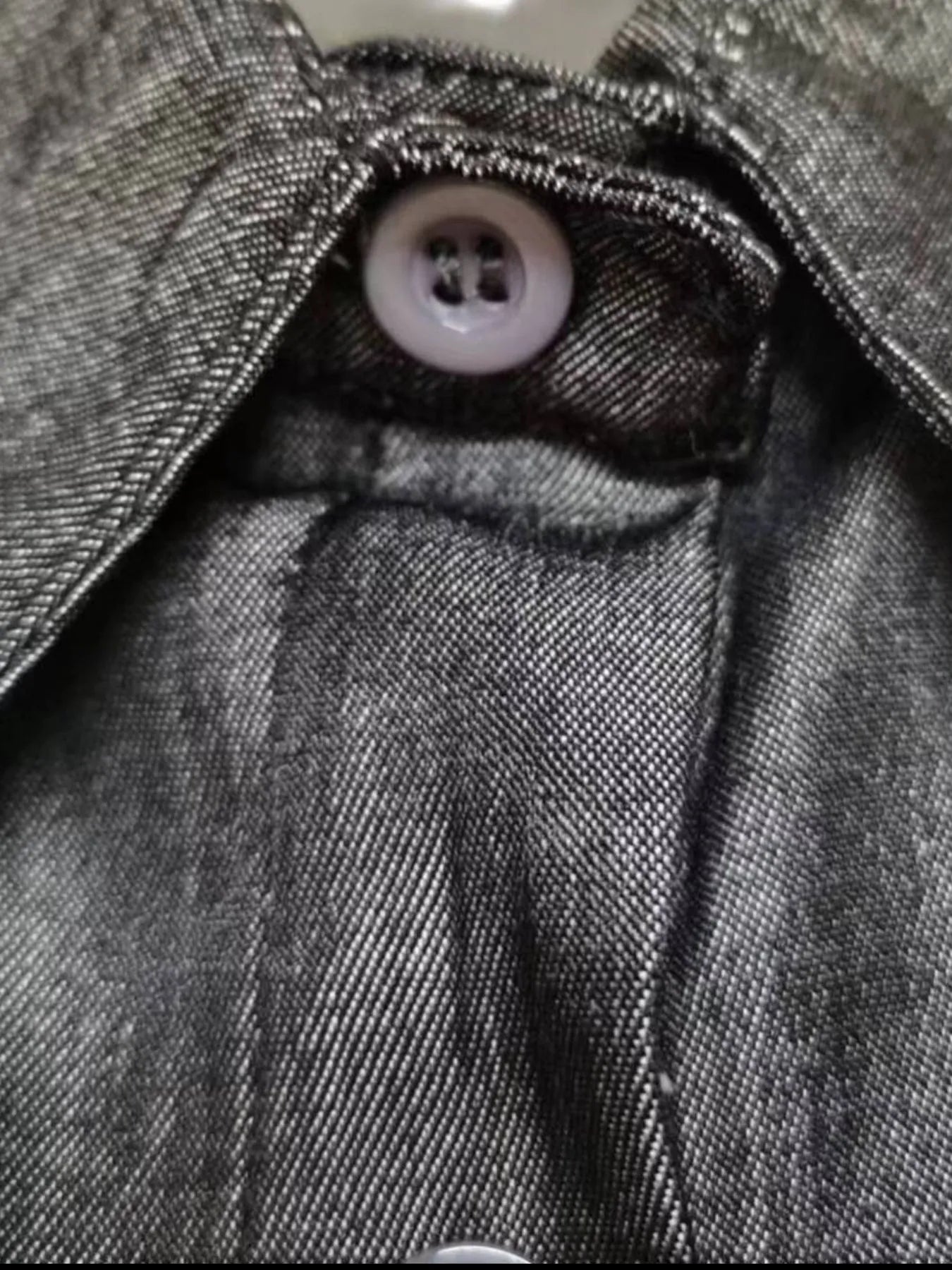 Sarah Express Women's Button-Down Maxi Denim Dress